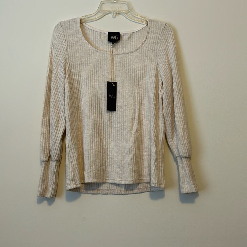 W5 Blouse/Sweater Cream Small